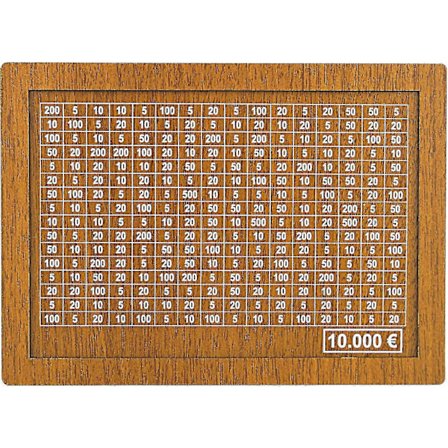 Sparebøsser med sparemål og tal - 4 størrelser tilgængelige