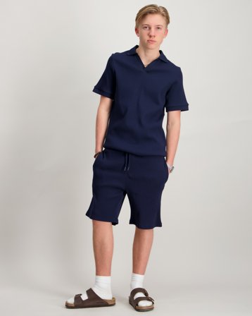 RYVLS Waffle Shorts Blå Shorts Kille - Kids Brand Store