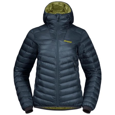 Bergans Women's Senja Down Light Jacket With Hood Women middle-layer down jackets Blue XS