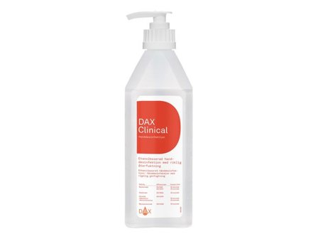 DAX Handdesinfektion Clinical 600ml - Lyreco - Städ och hygien - Desinfektionsmedel - Handdesinfektion