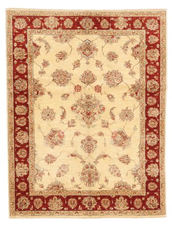 Handknuten Ziegler Matta 149X194 Orange/Brun