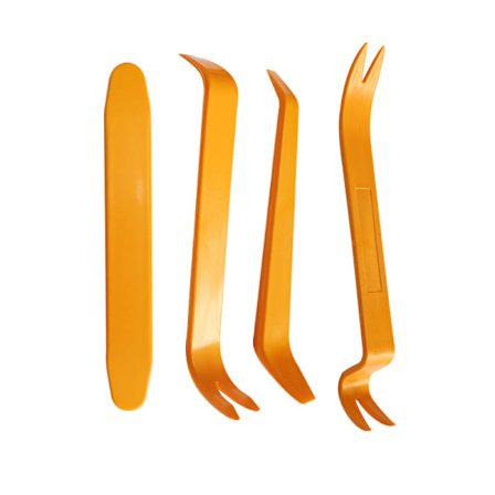 4 Kit Radio Audio Konsol Montering Demontering Installationsverktygssats