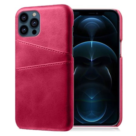 iPhone 13 Pro Max skal med korthållare - Rosa