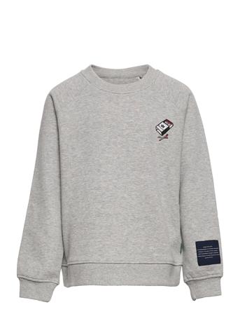 Lars Organic/Recycled Embrodery Sweat Grey Kronstadt