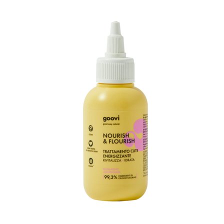 Goovi Cura dei Capelli NOURISH & FLOURISH Trattamento Cute Energizzante 100ml - Trattamento Cuoio Capelluto