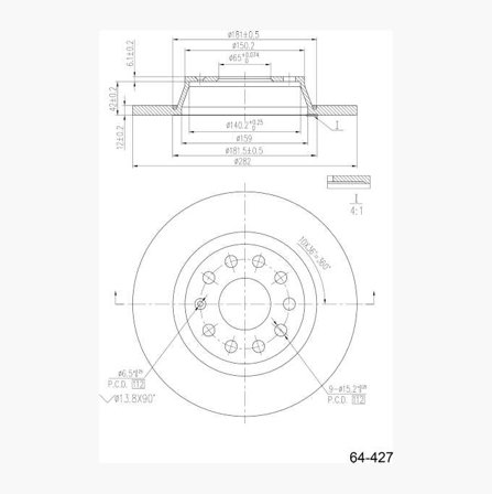 Bromsskiva - Biltema