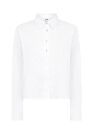 Leveté Room Isla Solid 136 Shirt Skjortor Dam Vit XL