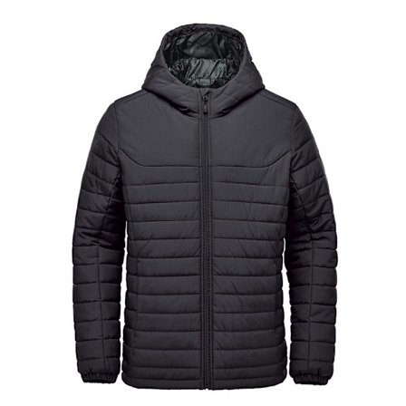 Stormtech Mens Nautilus Quilted Hooded Jacket M Black