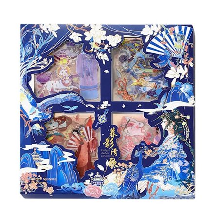 100 stk. selvklæbende scrapbooking-klistermærker til dagbog, album, journal, kunsthåndværk, dekoration