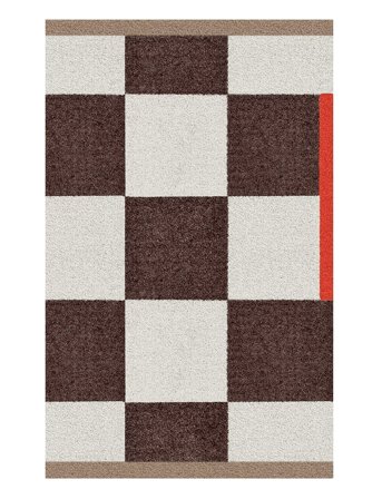 Mette Ditmer Square All-Round Mat - Brown - 55X 80CM
