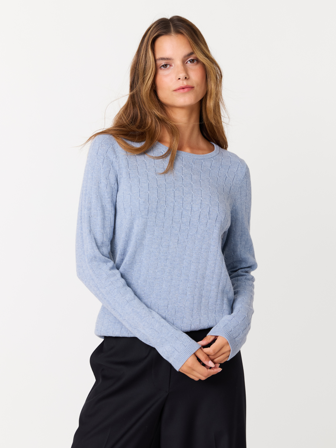 Jean Paul - Isadora genser - Dame - Blå - Gensere & Cardigans - S