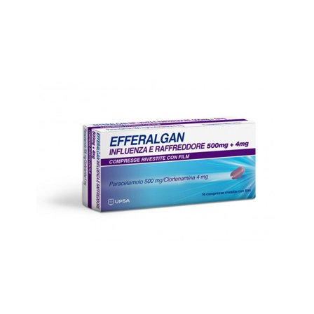 Efferalgan Influenza E Raffreddore*16cpr riv 500mg + 4mg