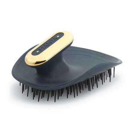 MANTA Pulse Elektrisk Hårbørste, Mørkeblå, 1 stk.