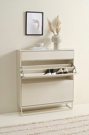 Jotex - Kenkäkaappi Beige Beige - LYCKEBY - Osta Kenkähyllyt Jotex