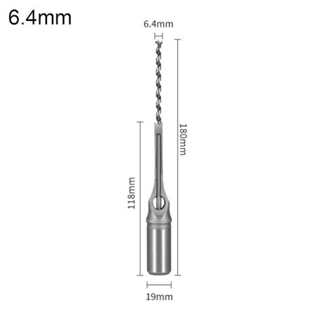 Firkantet hulsbor træbearbejdningsværktøj 6,4MM