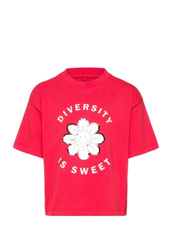 The New Tnninette Os S_S Tee - Red - 134/140