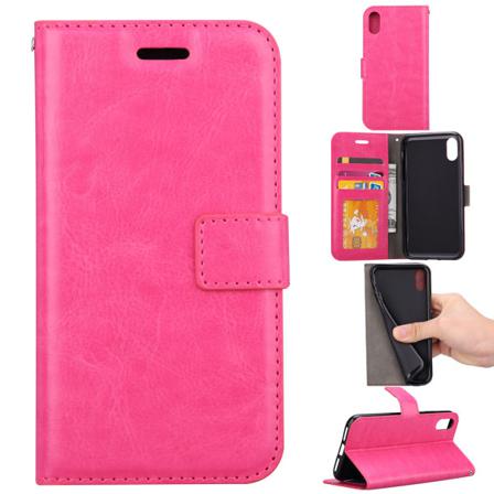 2-pack Plånboksfodral Til Iphone X - Svart + Rosa