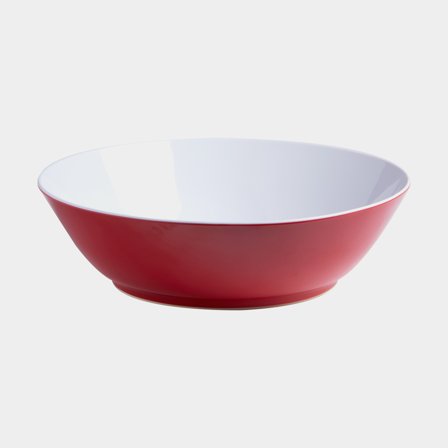 Djupa melamintallrikar Marine Business Venezia, non-slip, vit/röd/blå, 19 cm, 6-pack