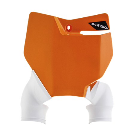 Acerbis Raptor Number Plate Orange-White - Husqvarna FC 350 2016-2018