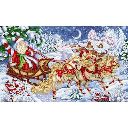 Broderikit MP Studia "Vintertrojka" 65x40 cm