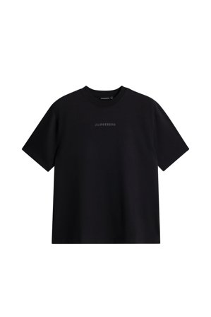 J.Lindeberg - Hale Heavy Logo T-shirt - Black - Man - M