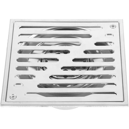 1 stk 150*150mm 304 Rustfritt Stål Dusjrom Deodorant Gulvsluk