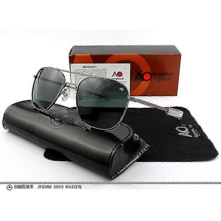 Ilmailulasit Miehille ja Naisille Ulkoilma-ajoon Pilotti Amerikan Armeijan Sotilaallinen Optinen Ao-Aurinkolasit Oculos De Sol (FMY)