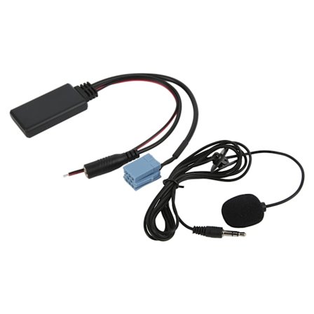 Bluetooth 5.0 AUX-kabel 3,5 mm ISO 8Pin 7607897093 Håndfri mikrofonerstatning for Bora Blaupunkt