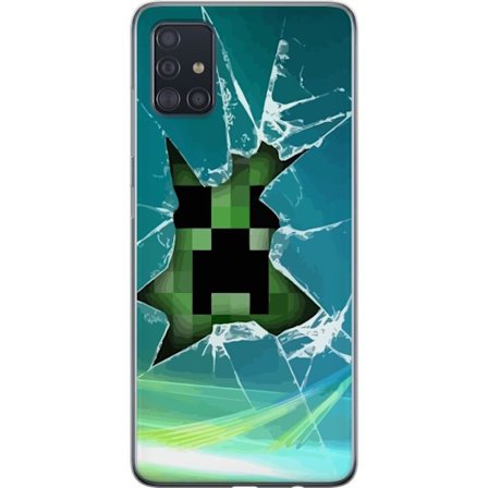 Yhteensopiva Puhelinkuori Samsung Galaxy A51 MineCraft