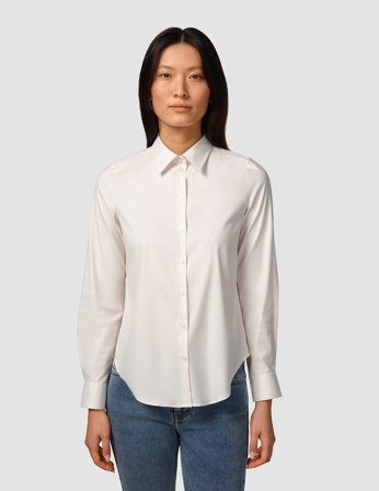 Shaping New Tomorrow - Dam - Oxford Shirt - White Orchid - Regular Fit - Storlek XXXL