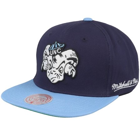 Mitchell & Ness - Azul snapback Gorra - North Carolina Tar Heels Back In Action Blue Snapback @ Hatstore
