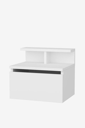 Hanah Home - Yöpöytä Alice - Valkoinen - Yöpöydät - - Homeroom