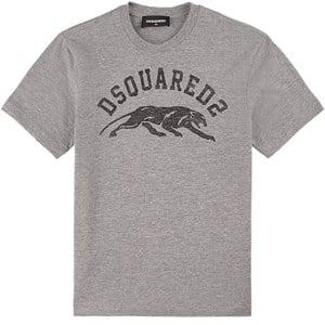 Kids - Dsquared2 Grey Panther Logo T-Shirt 8 Years - Tops - 8 years - Grey - Junge