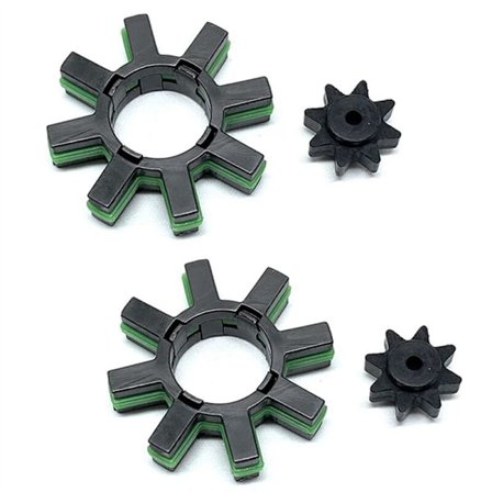 2X för Levin Alphard Kolumn Styrmotor Kronväxel Elastisk Koppling