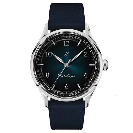 1968 Vintage | Acier chirurgical & Blue Sunray pour hommes - Montres bracelet