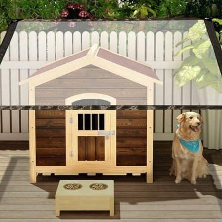 Läpinäkyvä pressu silmukoilla Ulkona muovikasvihuone Terassi Vedenpitävät suojapeitteet Ulkokalusteille