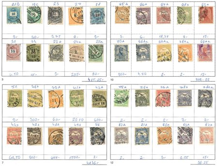 Ungarn - Samling i 1 udvalgshæfte - Stemplet