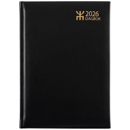 Almanacksförlaget Kalender Dagbok Svart