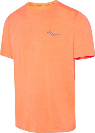 Saucony Men's Time Trial Short Sleeve Men Short sleeved fitness sweater Orange M