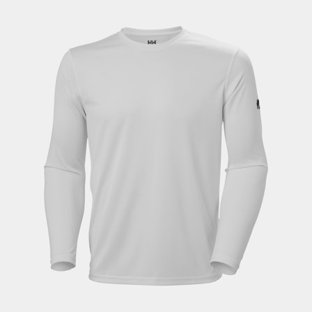 UV-tröja långärmad Helly Hansen Tech Crew Long Sleeve 2.0 White, herr, Medium