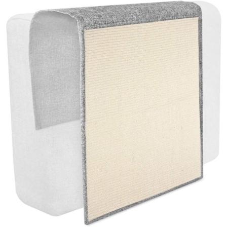 Klømatte for katter - Beskytt sofa lenestol møbler gulv vegg - Sisal og linmatte - 130 x 45 cm - Passer for katt kattunge hund