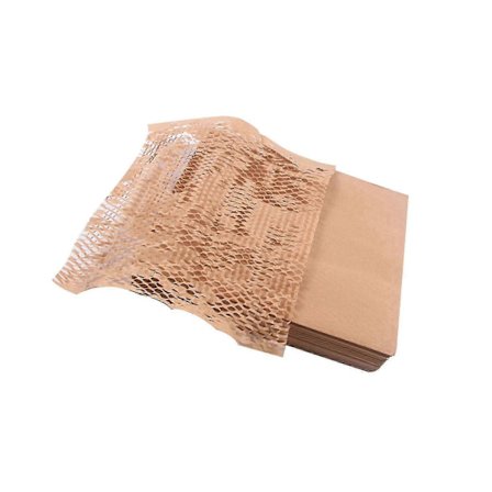 100 kpl voimapaperia hunajakennon pehmusteeksi lahjapaketointiin, muuttoon - Hyvä 30 x 30 cm