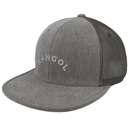 Kangol - Grå trucker Keps - Soft Charcoal Trucker @ Hatstore