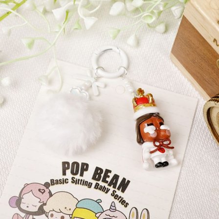 Søte Bubble Mart gråtende baby tårer ball fabrikk serie figurer søt veske nøkkelring anheng ornamenter