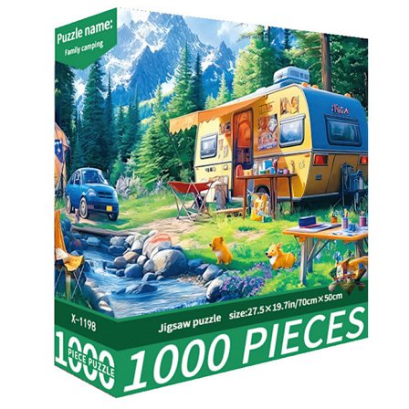 Palapeli lelu söpö parantava vaikeustaso stressin lievitys opettavainen lelu lahja (1000 palaa) 1000 Pieces