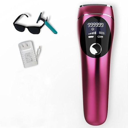 Profesjonell smertefri IPL epilator for kvinner, permanent pulserende lysenhet, laser epilator maskin for ansikt, kropp og hårfjerning for kvinner