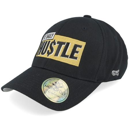 Monopoly - Schwarz flexfit Cap - "The Daily Hustle Car Black Flexfit " @ Hatstore