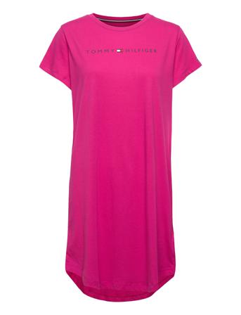 Short Sleeve Nightdress Yöpaita Vaaleanpunainen Tommy Hilfiger