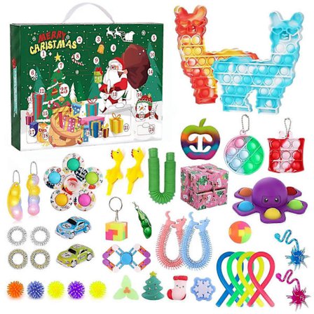 2023 Fidget Adventskalender Gave Til Jenter Gutter Barn Julekalender Fidget Leketøypakke Figetsss Leketøysett Fidget Boks