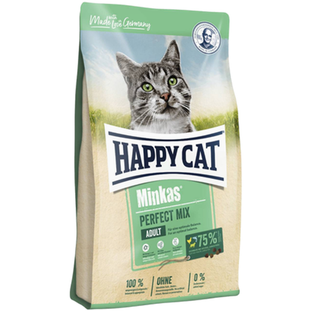 Happy Cat - Minkas Perfect Mix Poultry/Fish/Lamb 10 kg - Katt - Kattefôr & kattemat - Tørrfôr for katt - ZOO.no